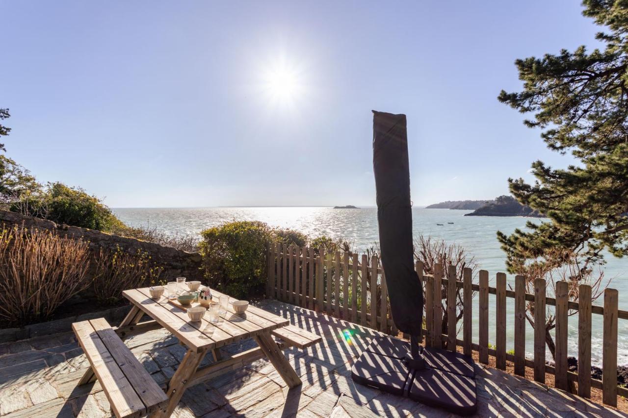 Jardin Sur L'Eau - Appt Vue Mer 康卡勒 外观 照片